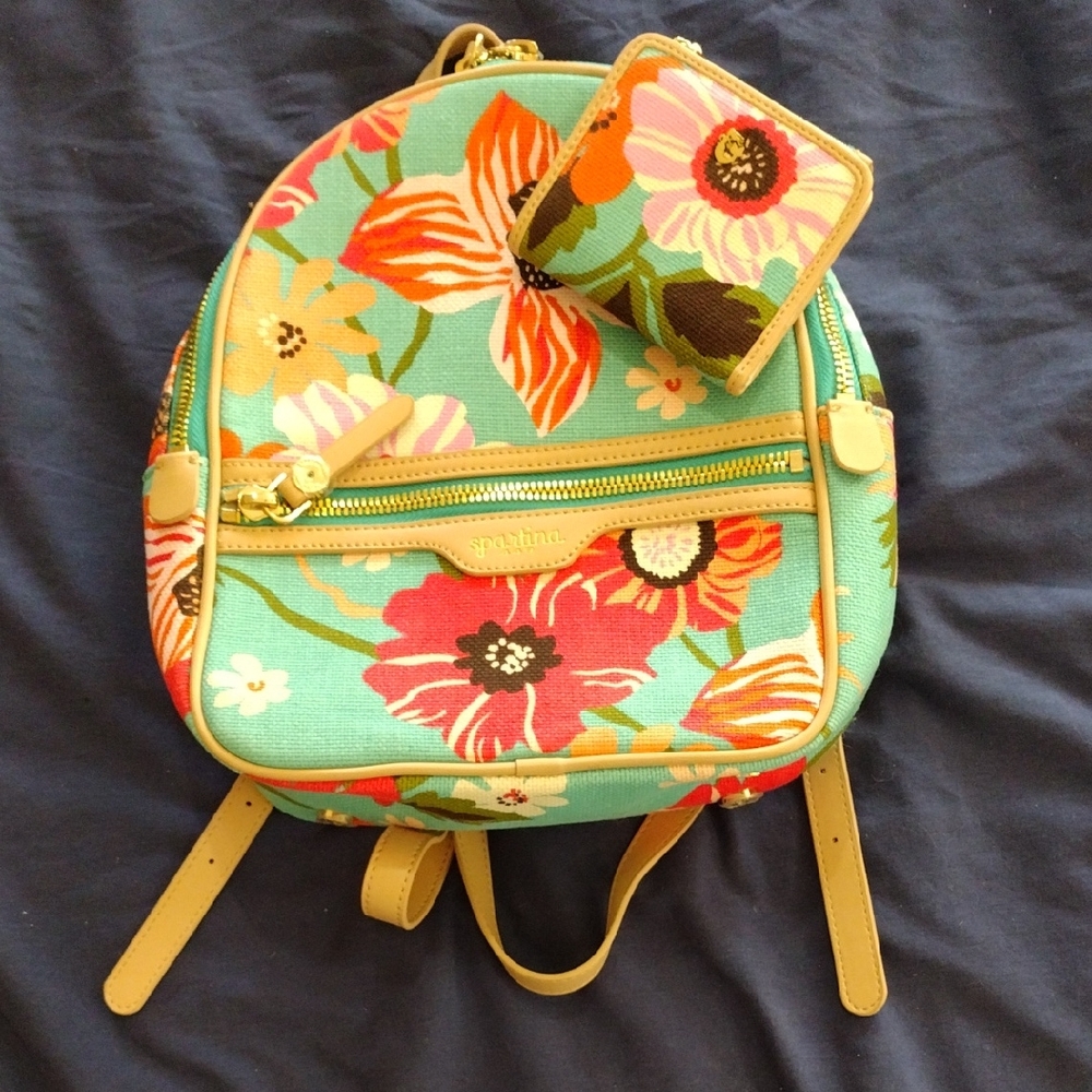 Spartina 449 Floral Backpack with Wallet